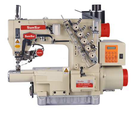 Small cylinder-bed high speed interlock stttch 